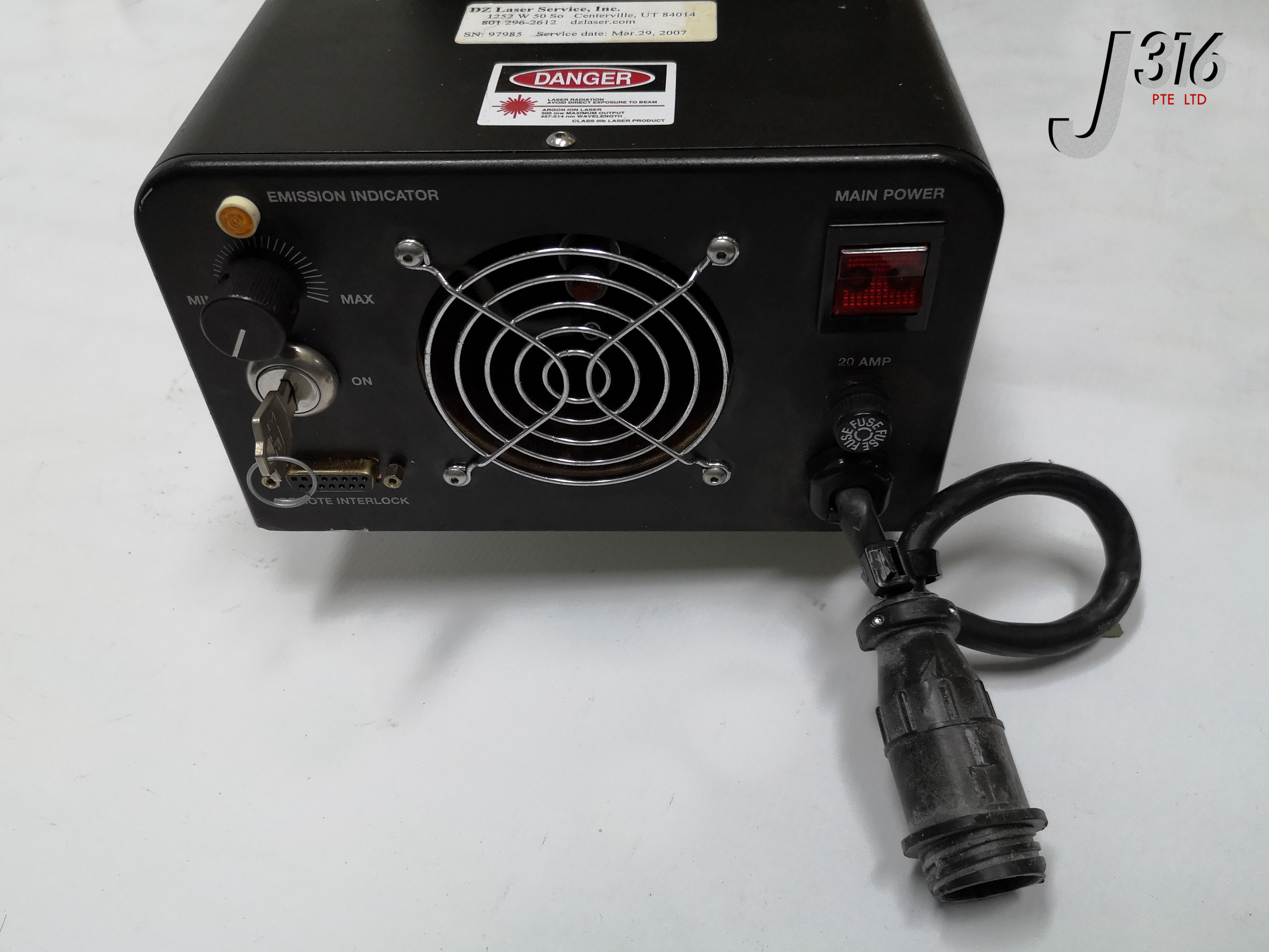 リクエスト 20477 LASERPHYSICS LASER HEAD ASSY, 10-2-458-LP, HPUC-2-485-P-3.5